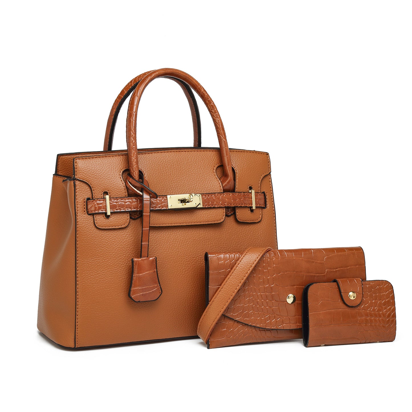 Women's Fashion Trendy Light Luxury Three-piece Set Tote Bags