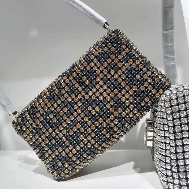 Women's Hand Carrying Full Diamond Rhinestone Portable Bags