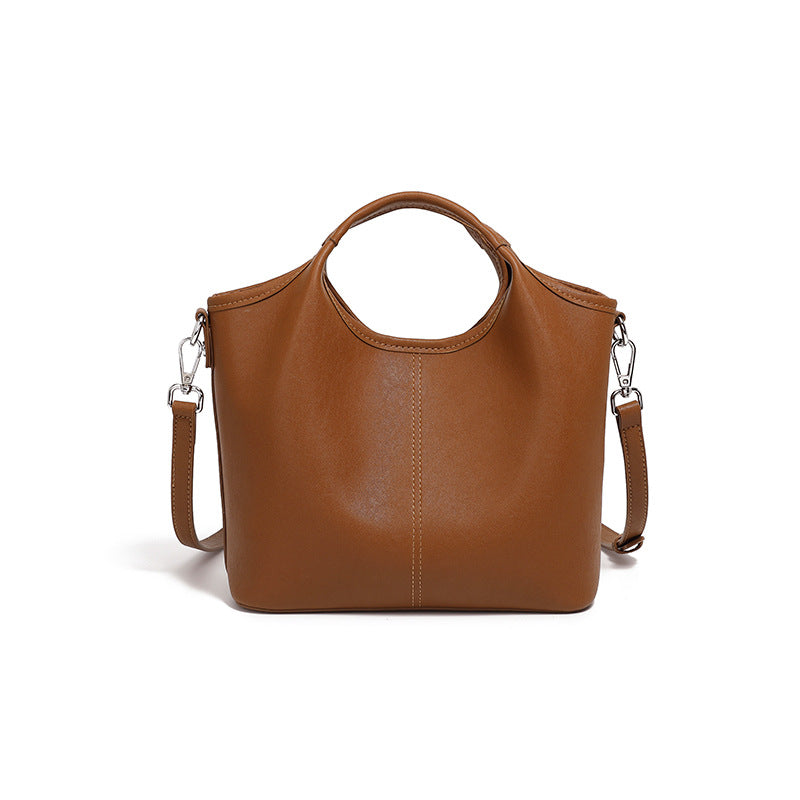 Women's Top Layer Leather Retro Portable High-grade Crossbody Bags
