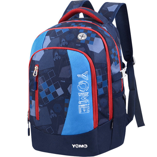 Reduction Junior's Air Massage Advanced Spine Middle School Students' Schoolbags