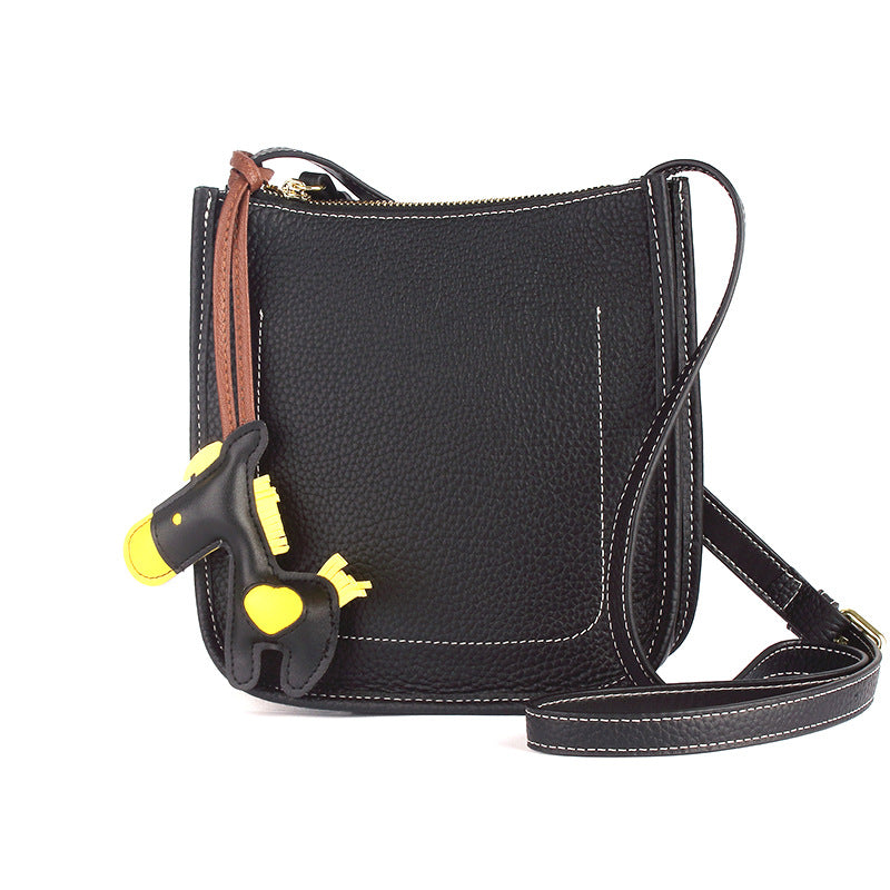 Women's Fashion Simple Genuine Leather High-grade Large Crossbody Bags