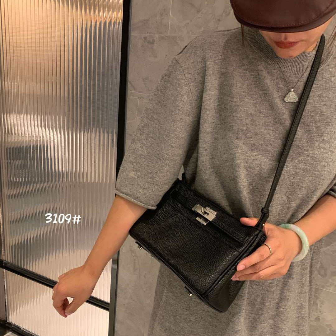 Women's Design Genuine Leather Underarm Kelly High-grade Crossbody Bags