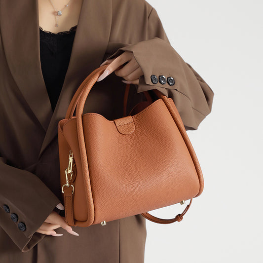 Women's Genuine Leather High-grade First Layer Cowhide Crossbody Bags