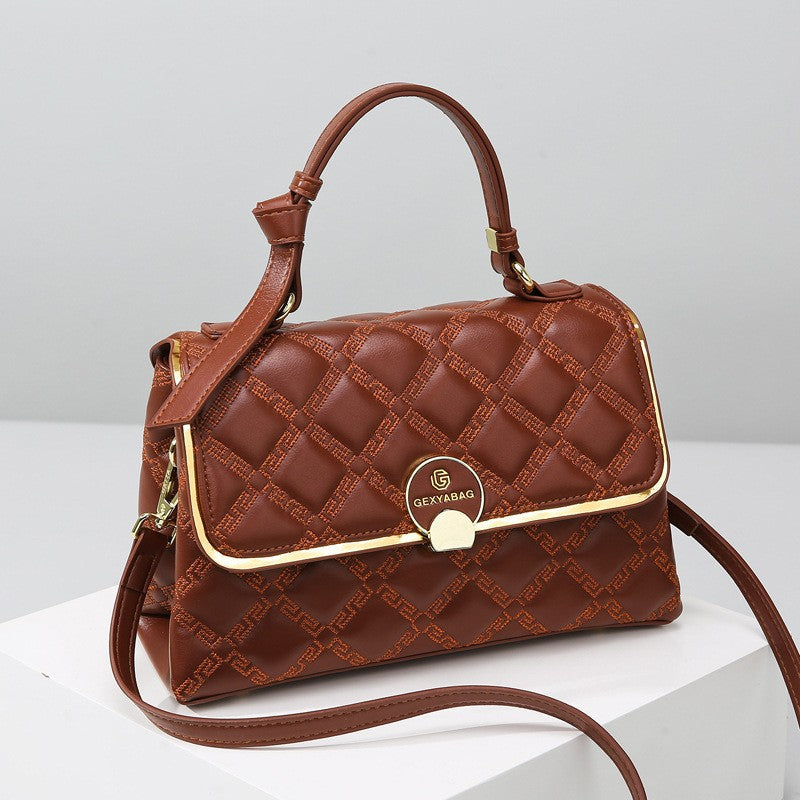 Women's Large Capacity Diamond Quilted Advanced Chic Handbags