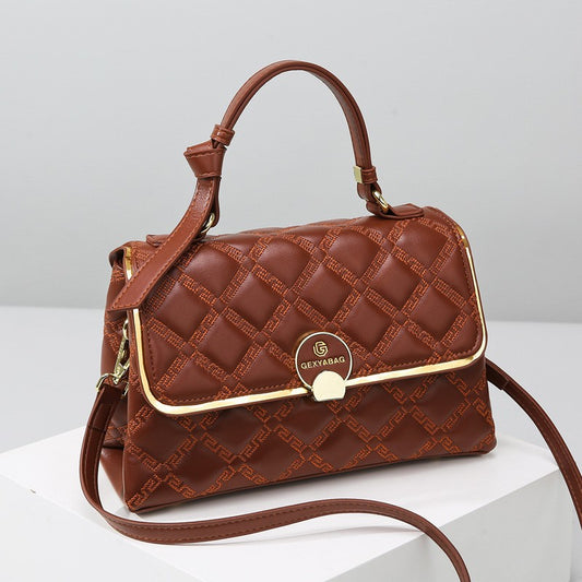 Women's Large Capacity Diamond Quilted Advanced Chic Handbags