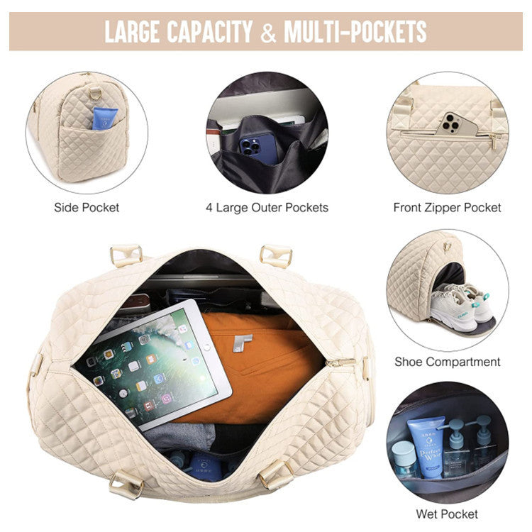 Large Weekend Overnight With Shoes Compartment Travel Bags