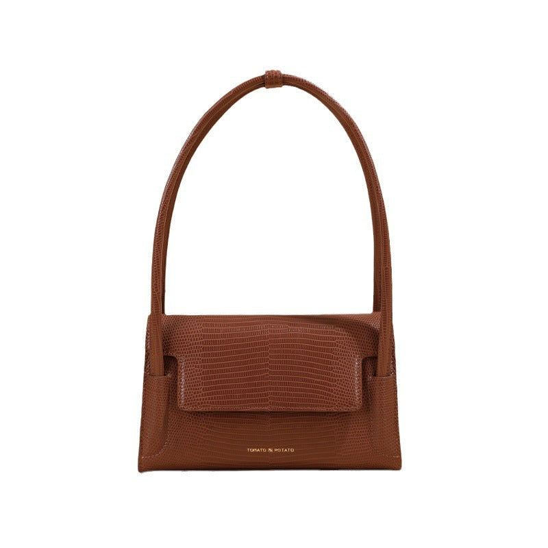 Women's Minority Design Lizard Pattern Genuine Leather Bags