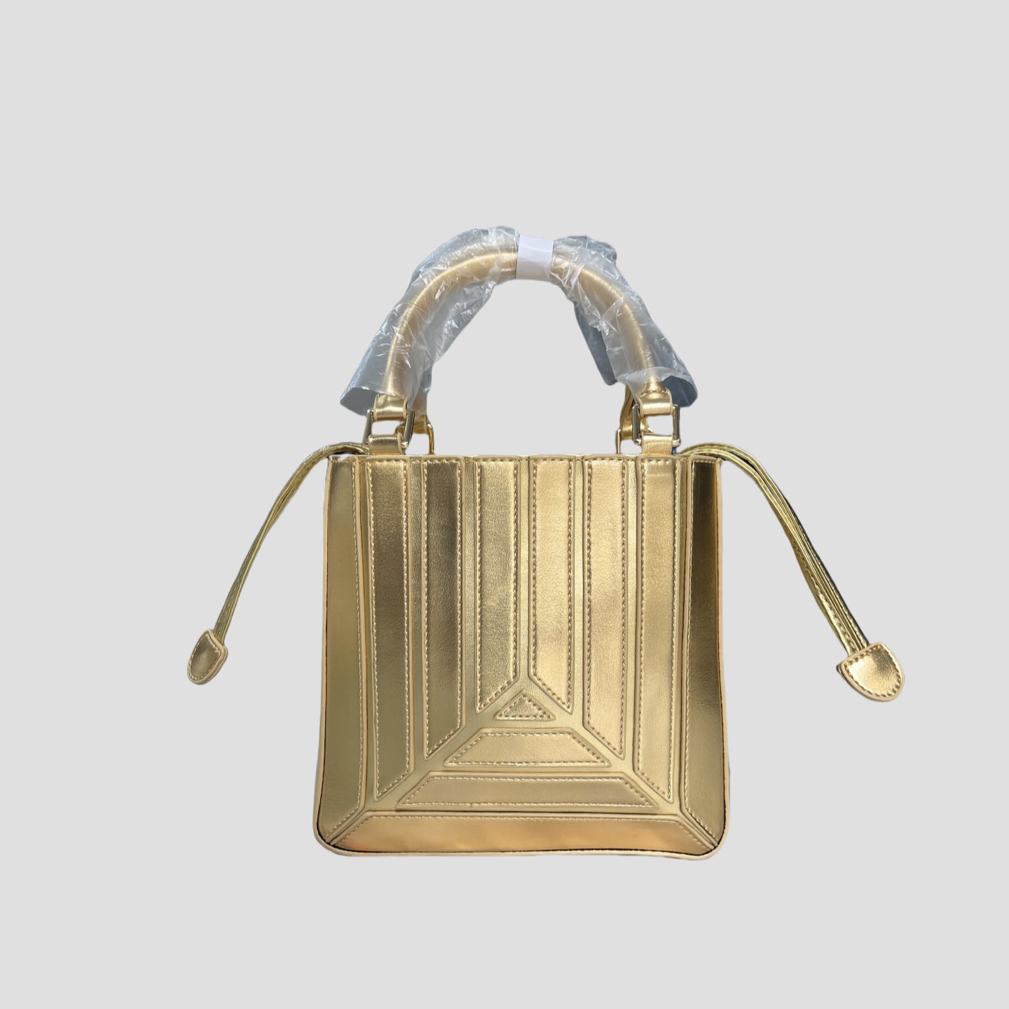 Women's Trendy Fashionable Color Contrast Patchwork Pleated Crossbody Bags