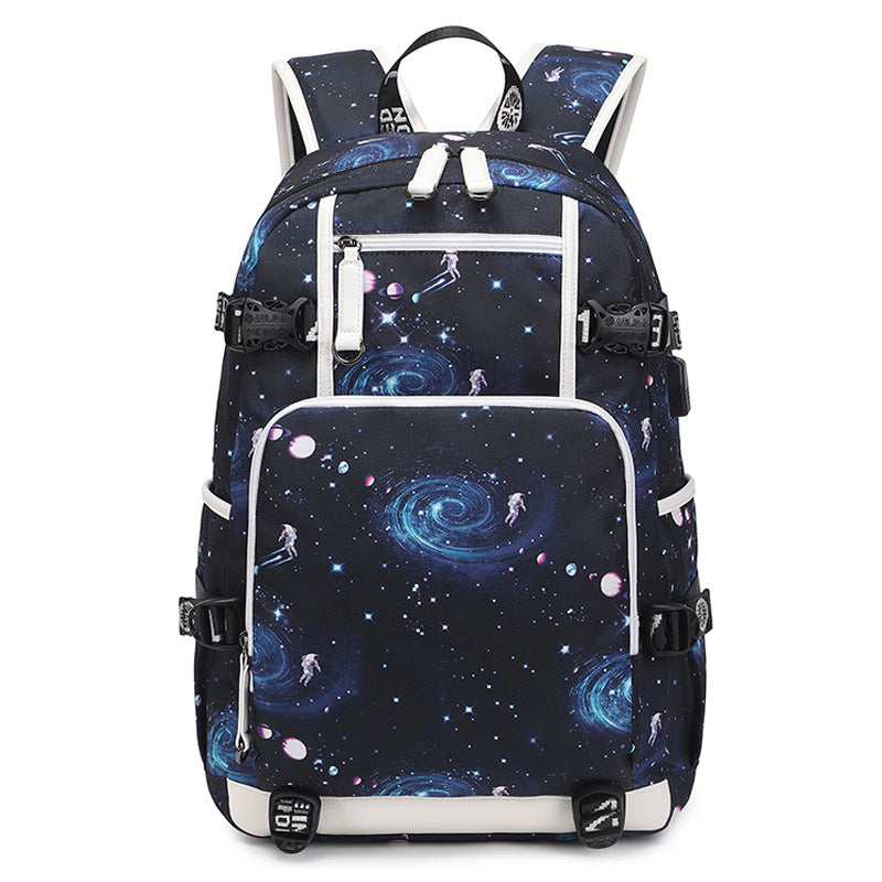 Men's Large Capacity Printing High Quality For Middle School Students' Schoolbags