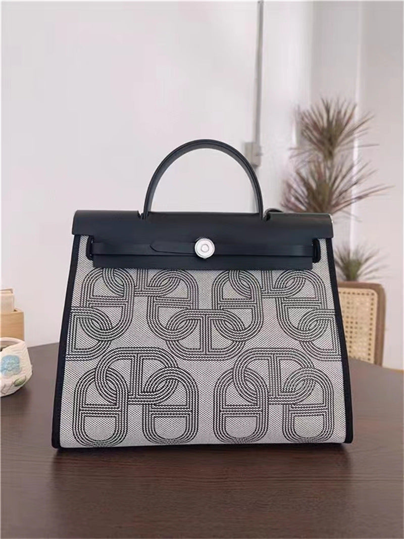 Large Capacity Kelly Genuine Leather With Shoulder Bags