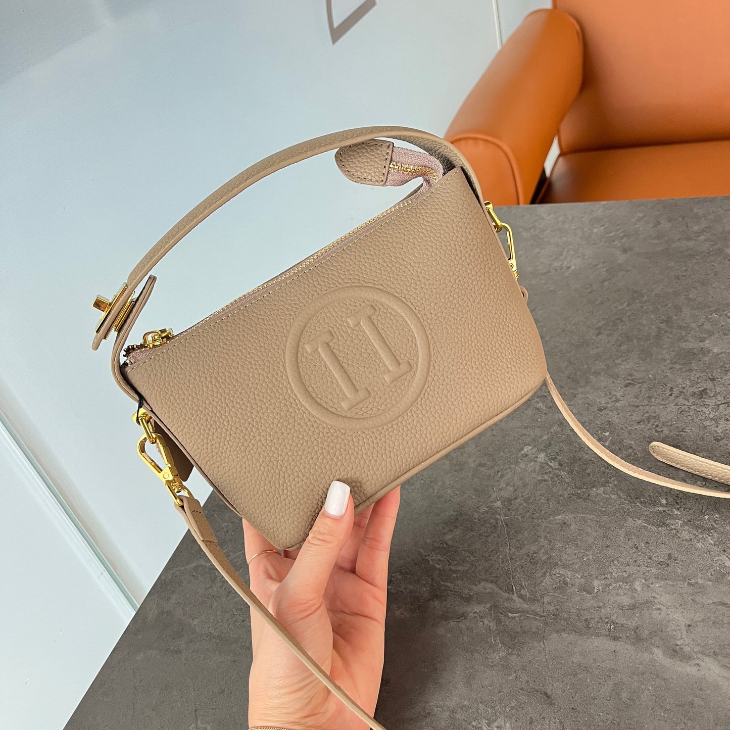 Women's Genuine Leather Fashion Home Original Three Tote Bags