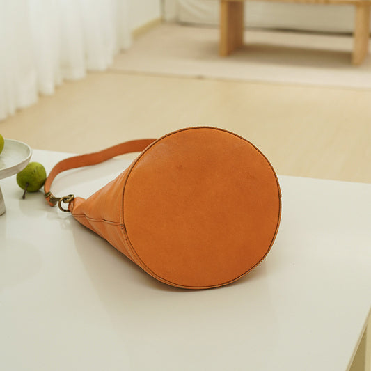 Layer Vegetable Tanning Leather High-grade Large Capacity Bags