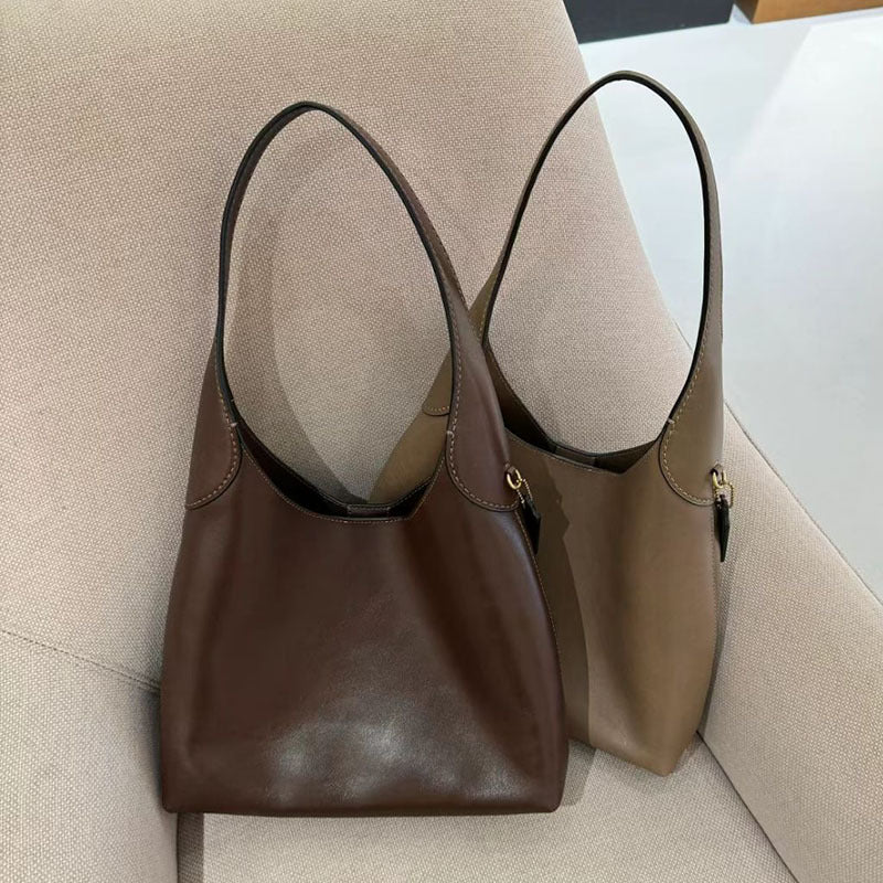 Women's Simple Large Capacity Totes Style Underarm Tote Bags