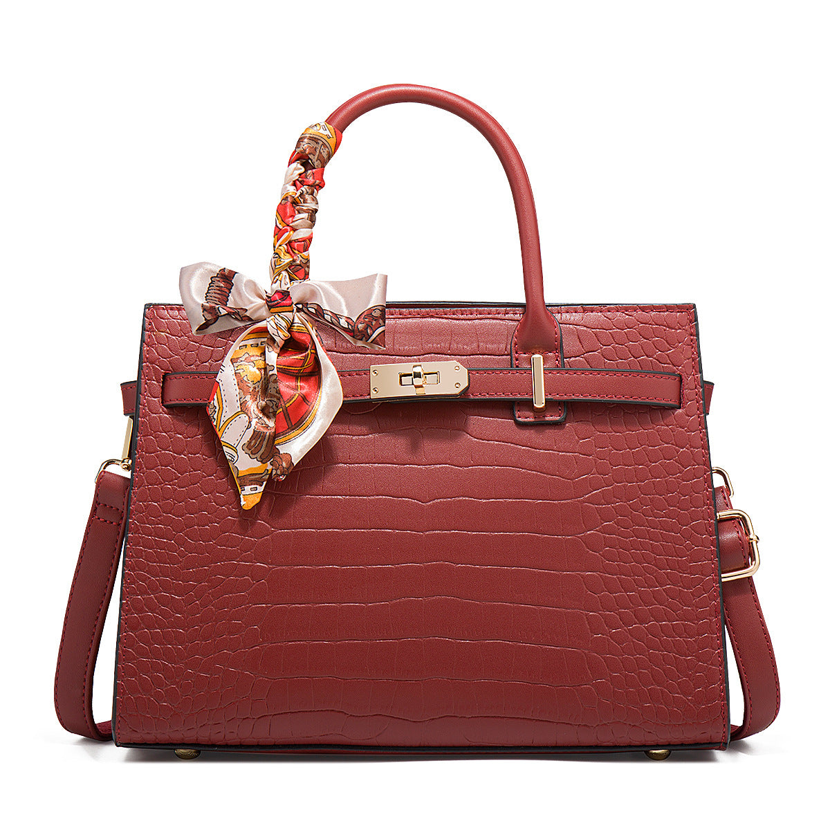 Women's Advanced Texture Trendy Fashion Classy Alligator Crossbody Bags