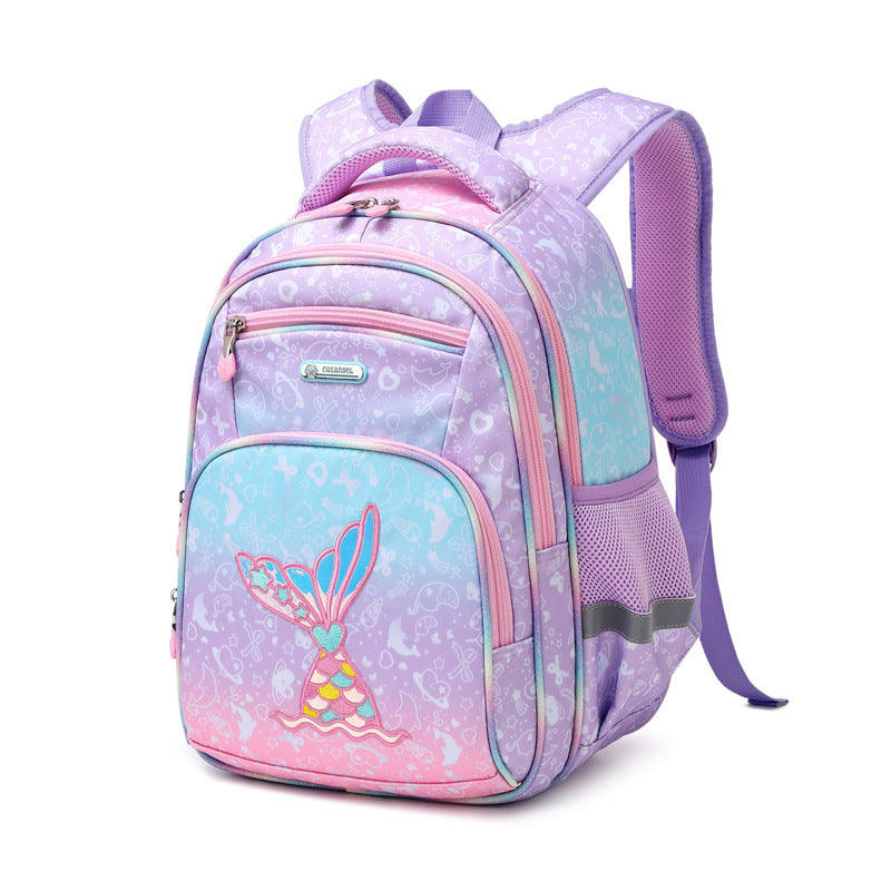 Primary Grade Burden Reduction Spine Protection Elementary School Students' Schoolbags