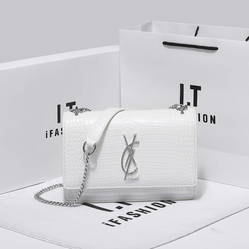 Women's Unique Leather High-grade Chain Tassel Shoulder Bags