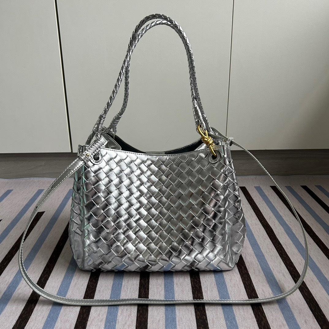 Woven Parachute Large Capacity Commuter Open Shoulder Bags