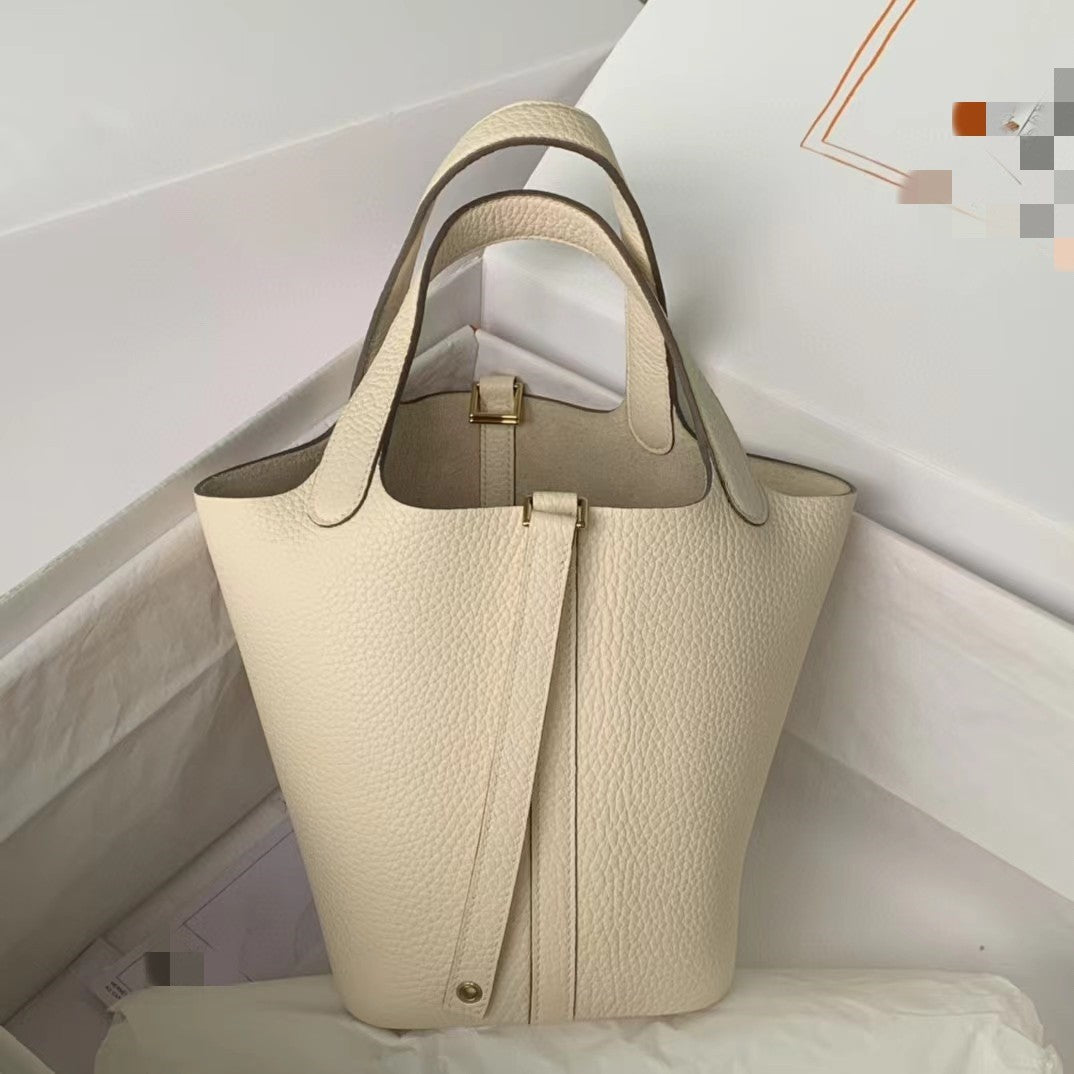 Women's Beeswax Thread Imported First Layer Cowhide Portable Bags