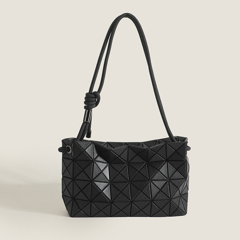 Autumn Geometric Diamond Pattern Simple Portable Shoulder Bags