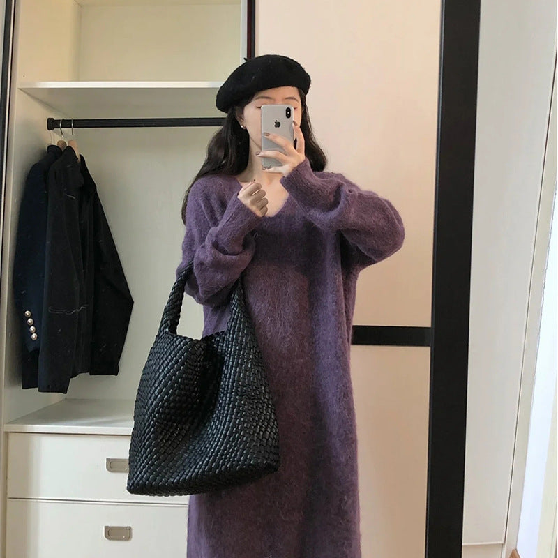 Capacity Hand-woven Female Fashion Simple Hand Bucket Bags