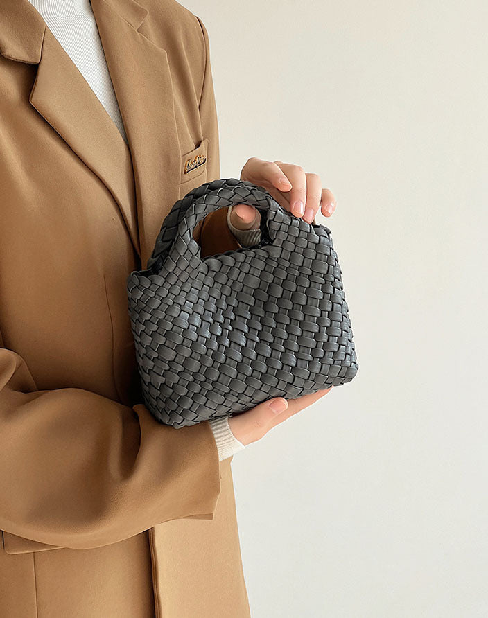 Women's Hand-woven Vegetable Basket Portable Chain Small Square Bags