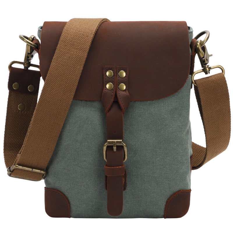 Men's Unique Canvas Vintage Stylish Portable Men's Messenger Bags