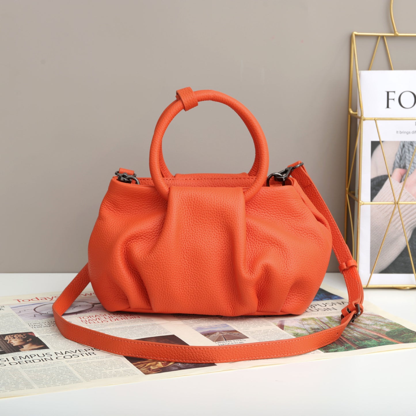 Women's Summer Fashion High-grade Pleated Cloud Western Crossbody Bags