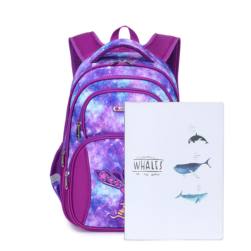 Children's Fashion Large Capacity To Grade Lightweight Elementary School Students' Schoolbags