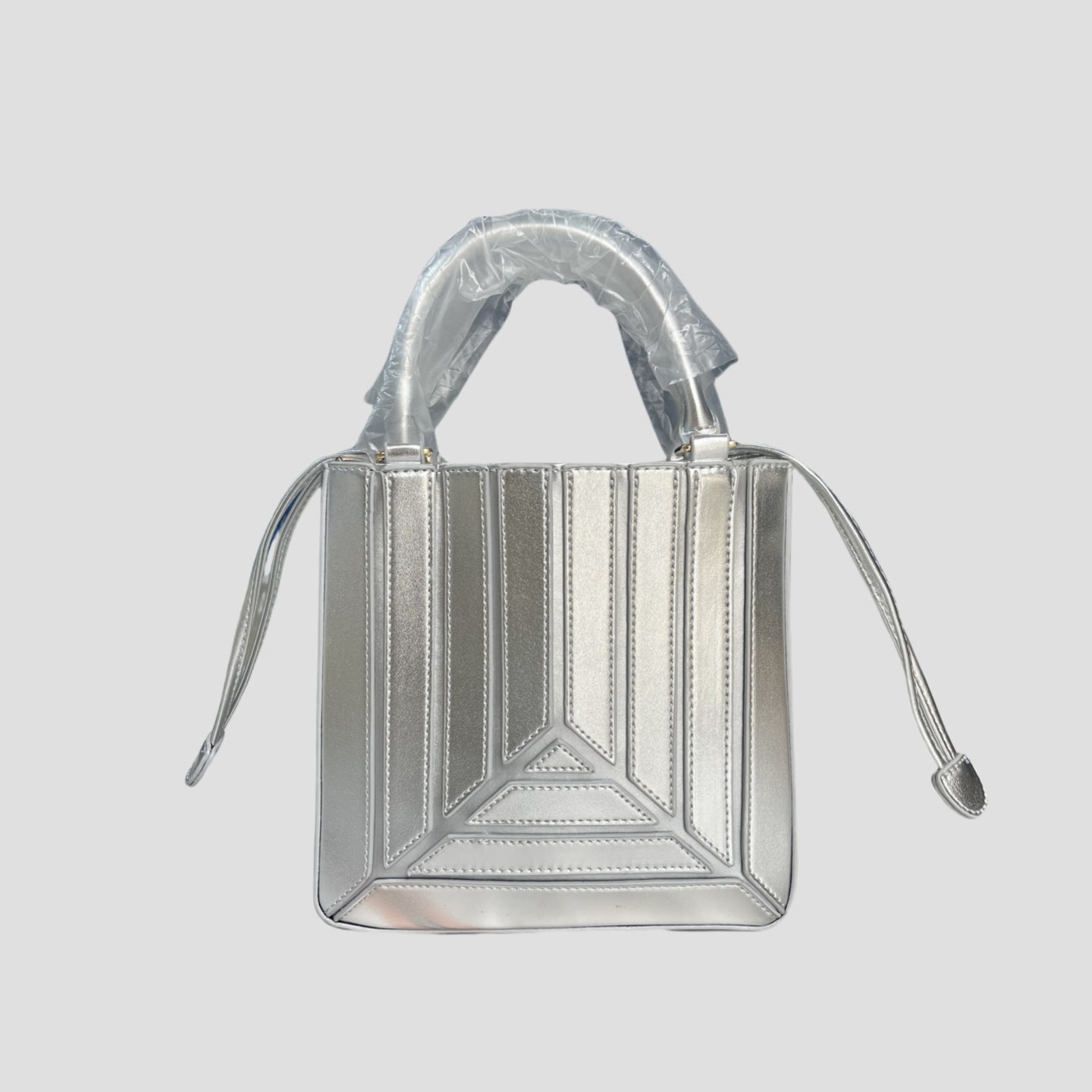 Women's Trendy Fashionable Color Contrast Patchwork Pleated Crossbody Bags