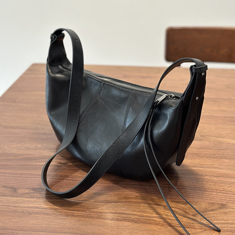 Women's First Layer Cowhide Selenodont High Sense Crossbody Bags