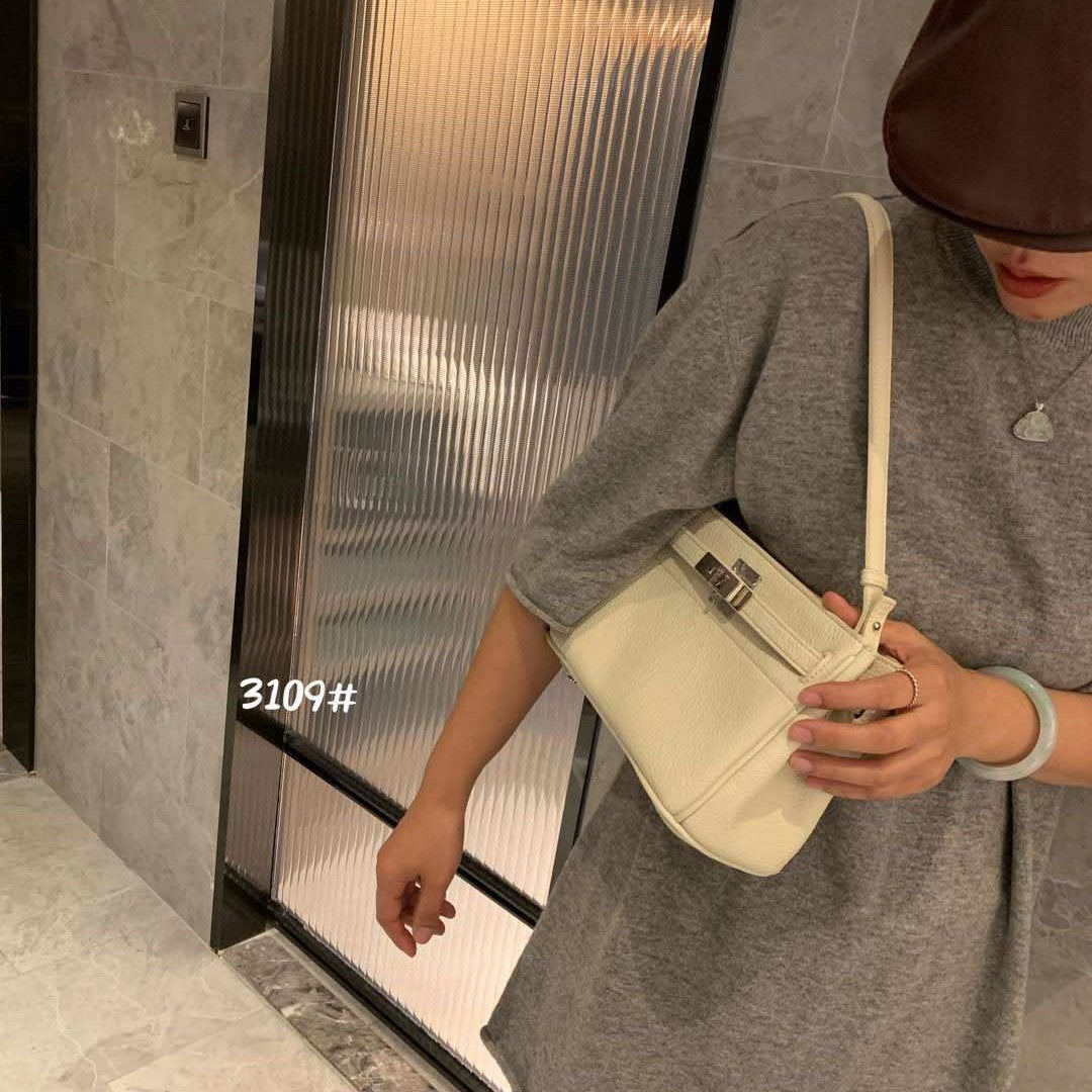 Women's Design Genuine Leather Underarm Kelly High-grade Crossbody Bags