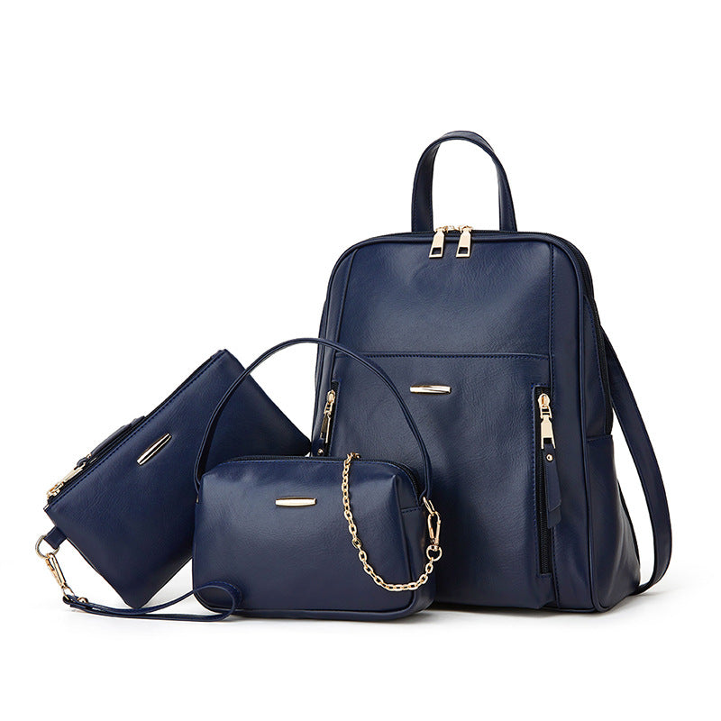 Charming Comfortable Trendy Fashion Three-piece Set Backpacks