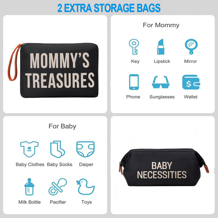 Set Mummy Portable Leisure Waterproof Diaper Bags