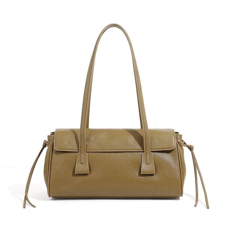 Women's Vegetable Tanning Leather Underarm High-grade Hand Crossbody Bags