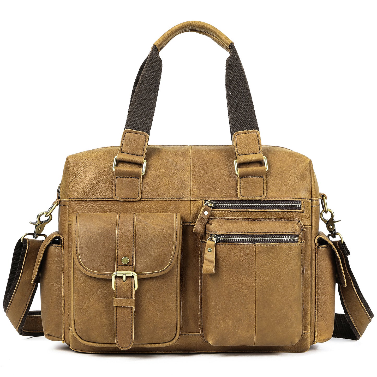 Men's First Layer Cowhide For Leather Large Travel Bags