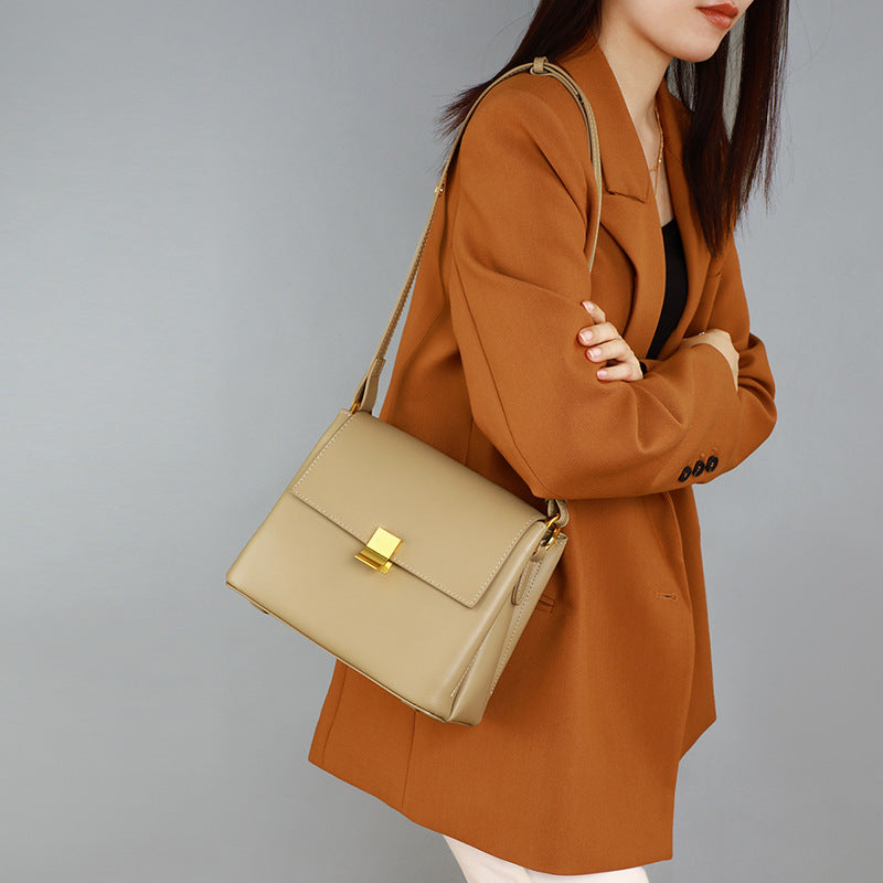 Women's Sense One Genuine Leather Large Capacity Shoulder Bags