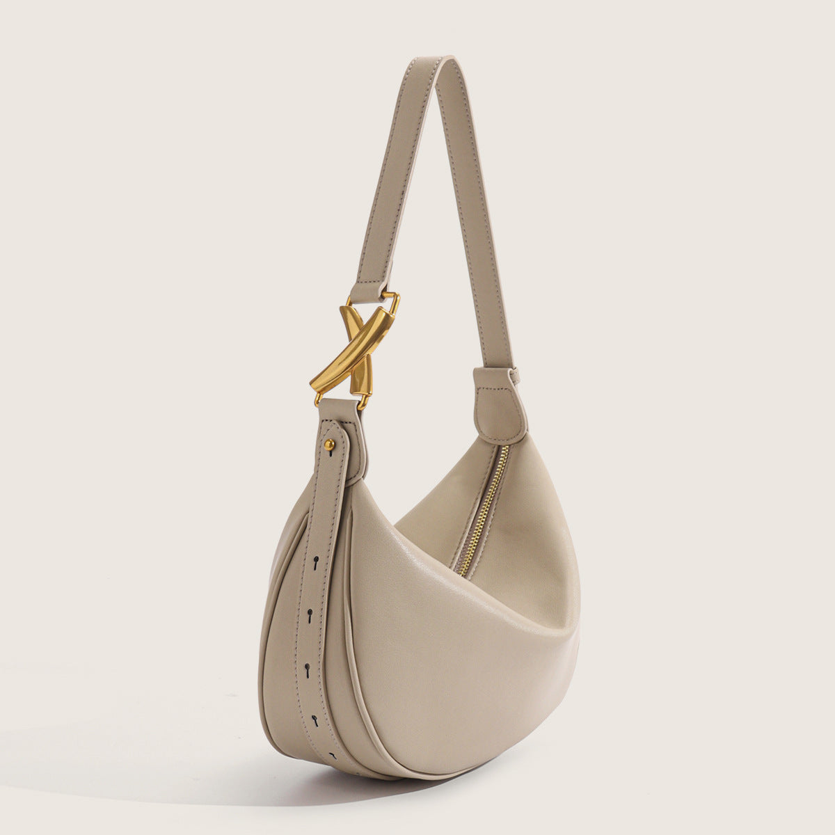 Women's Designer High-grade Underarm Moon French Style Armpit Bags