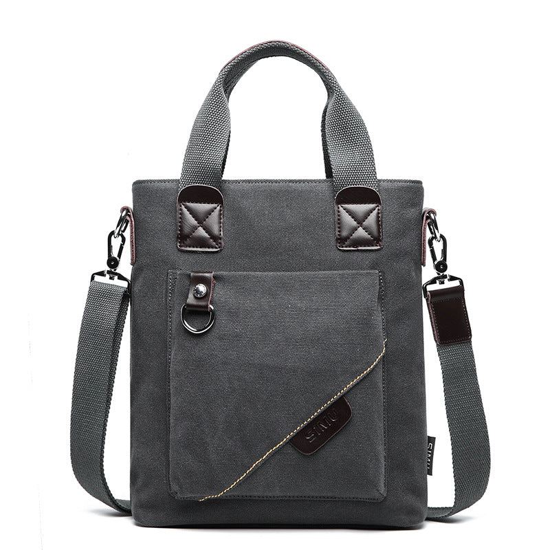 Glamorous Pretty Business Korean Style Canvas Men's Shoulder Bags