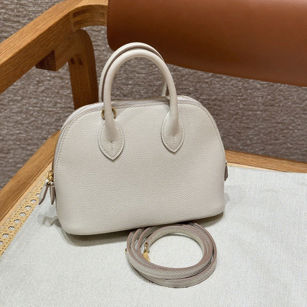 Wax Line Bowling Shell Top Layer Crossbody Bags