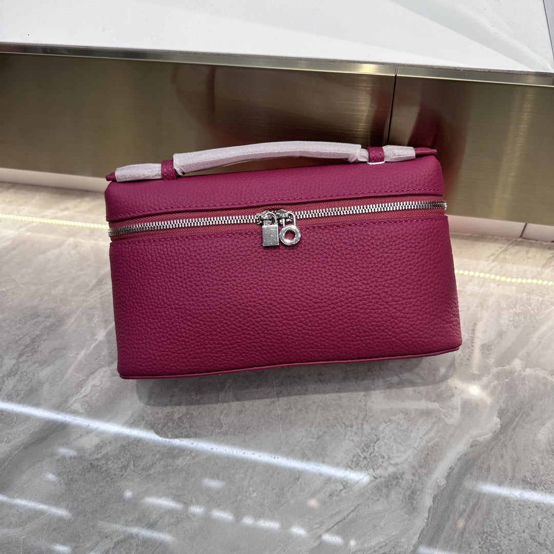 Layer Cowhide Lunch Box Fashion High Sense Versatile Shoulder Bags