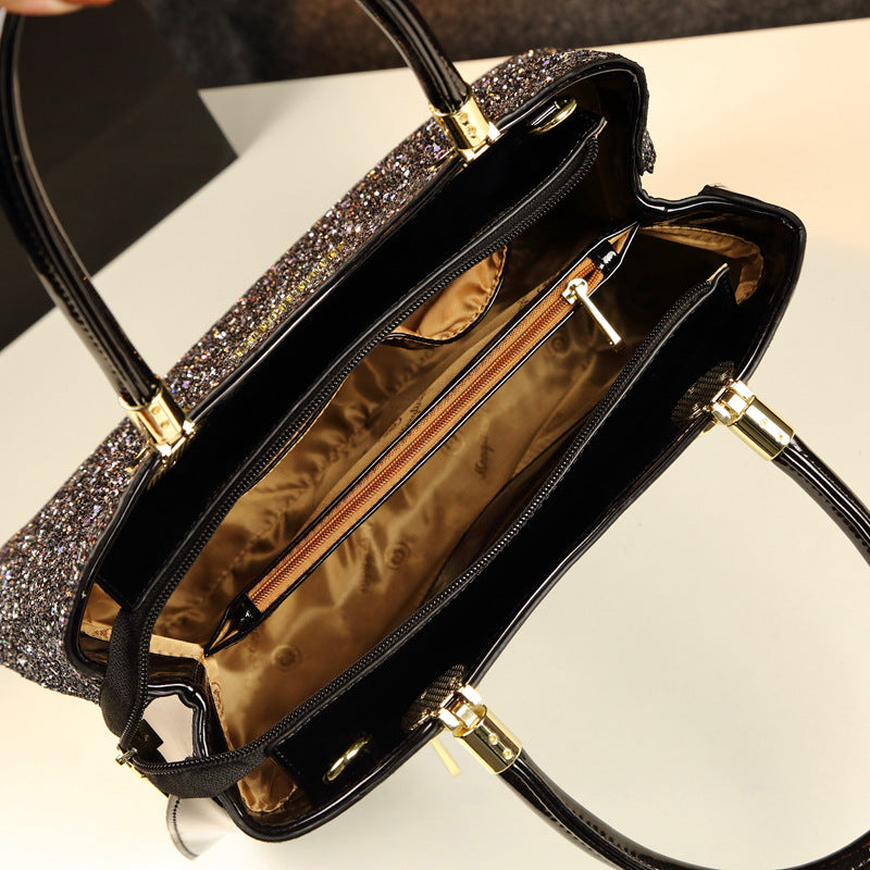Women's Pillow Personalized Elegant Sequined Large Capacity Handbags
