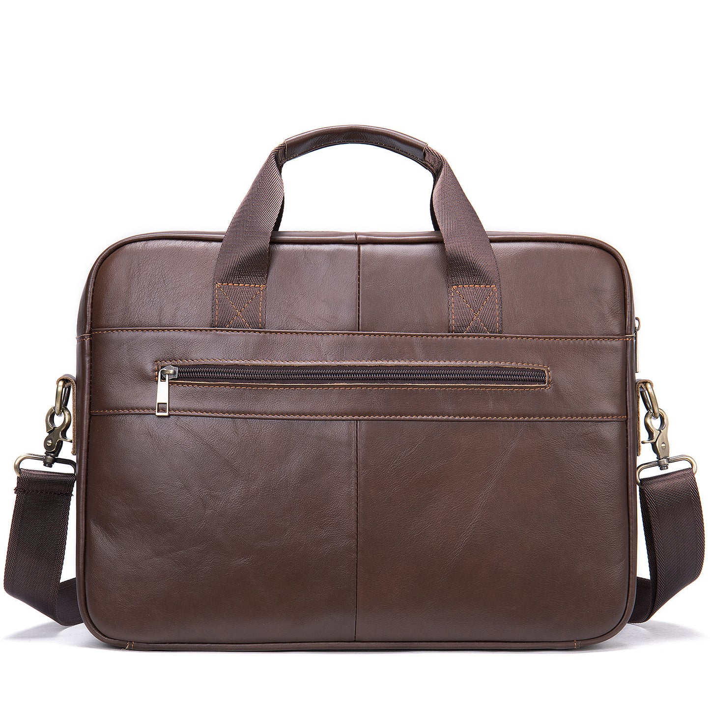 Men's Leather For First Layer Cow Computer Men's Briefcases
