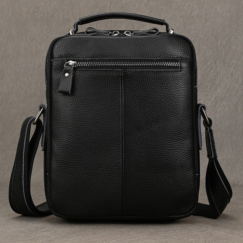 Men's Creative Glamorous Genuine Leather Fashion Men's Shoulder Bags