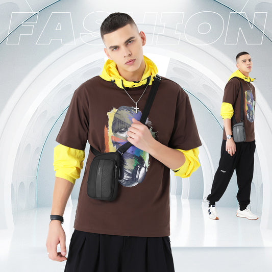 Men's Commuter Exercise Mobile Trendy Waterproof Large Bags