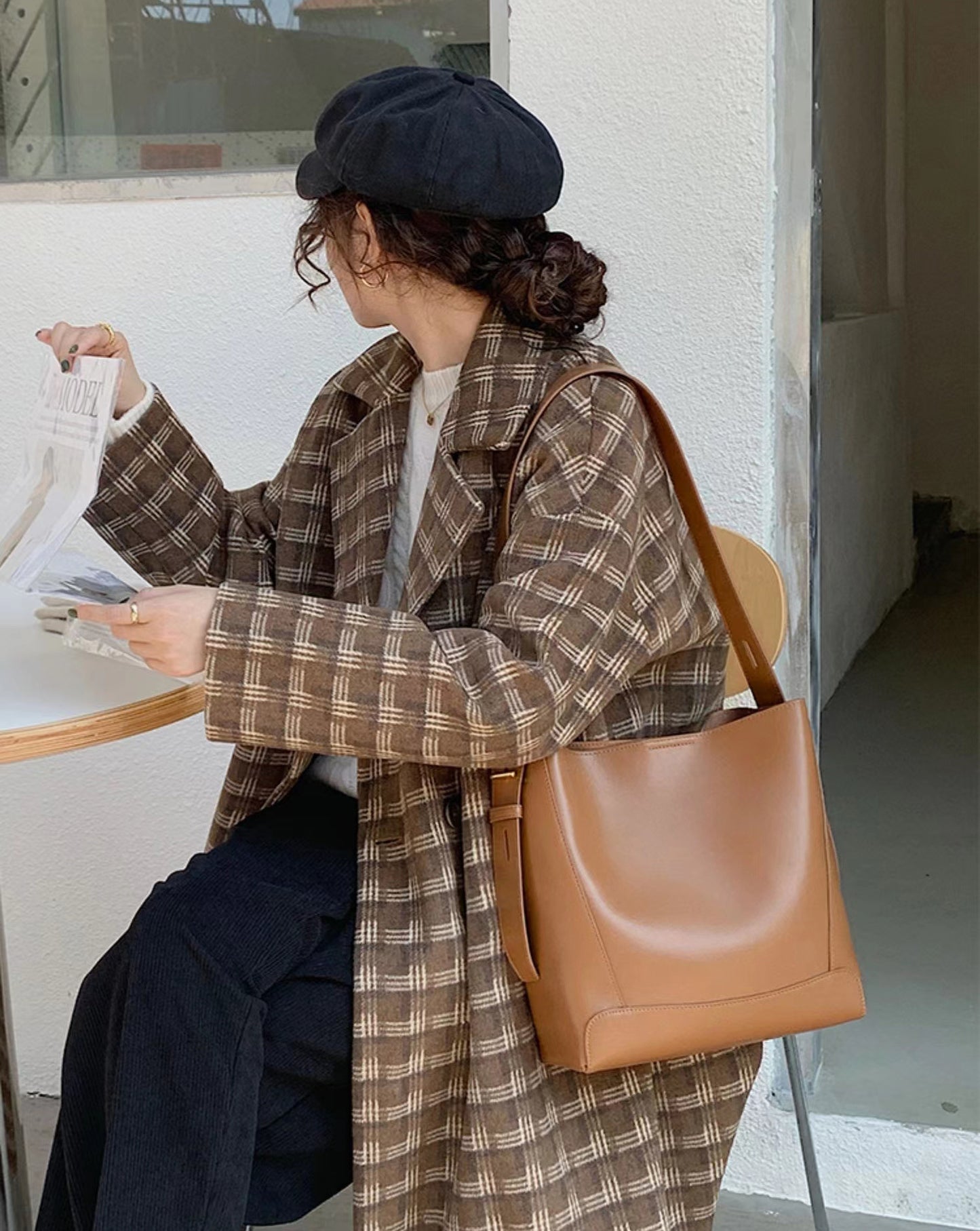 Women's Genuine Leather Versatile Large Capacity Commuter Shoulder Bags