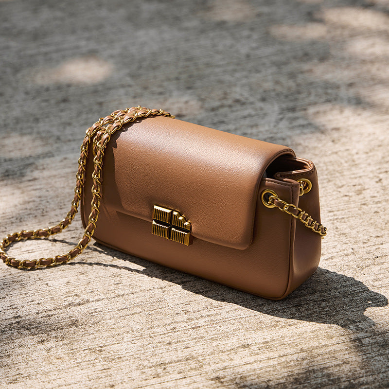 Women's Chain High-grade Underarm Genuine Leather Shoulder Bags