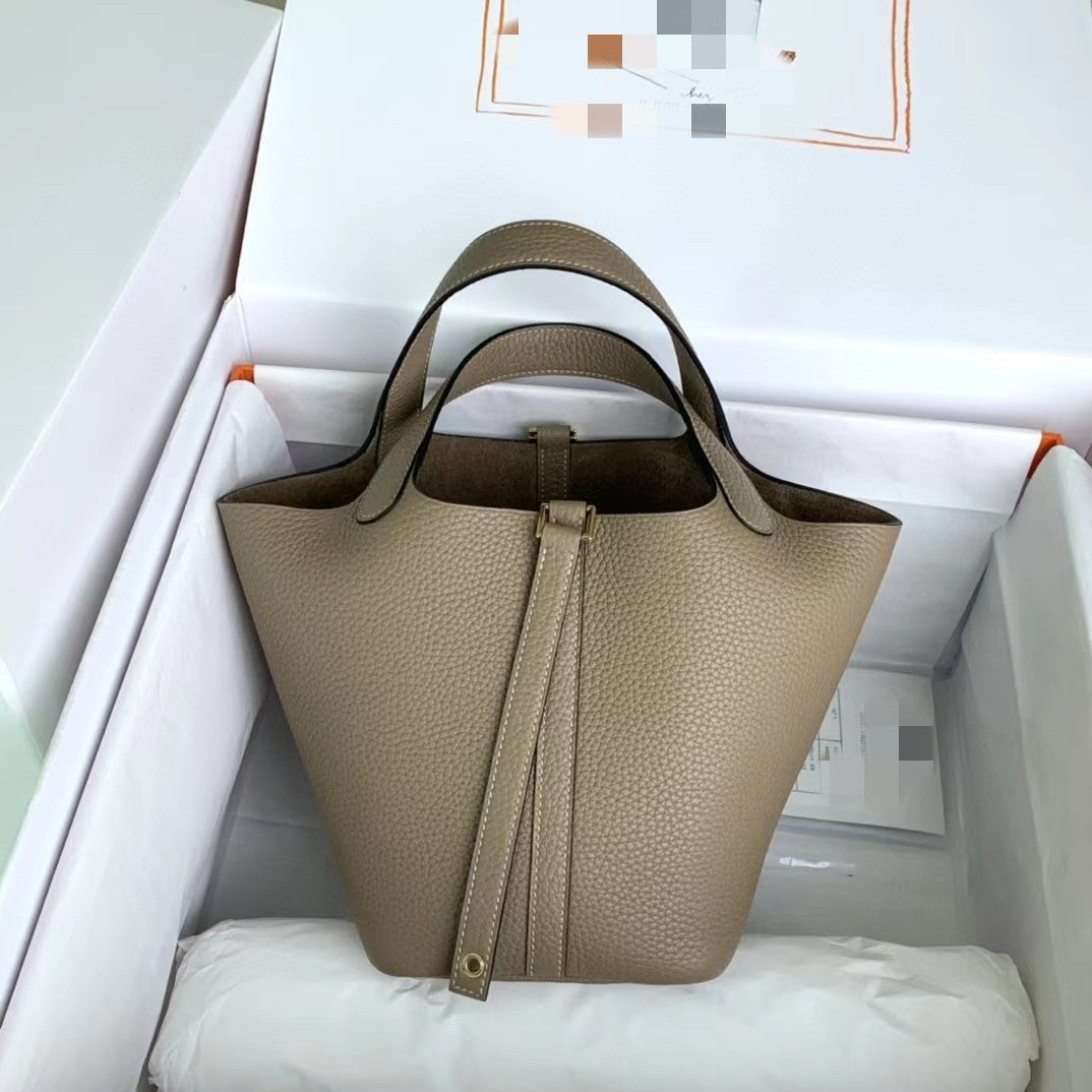 Women's Beeswax Thread Imported First Layer Cowhide Portable Bags
