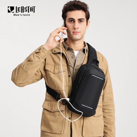 Men's Pretty Classic Korean Business Fashion Men's Chest Bags