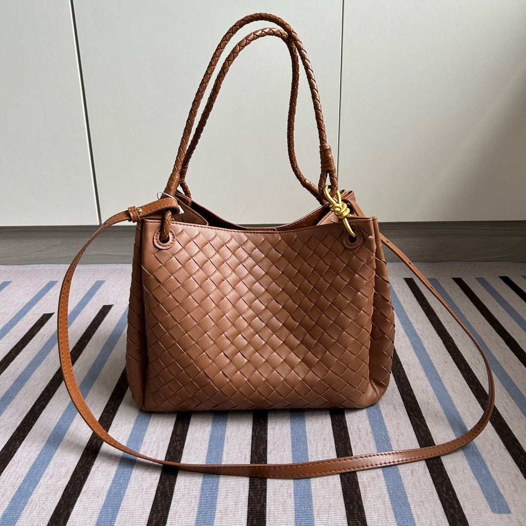 Woven Parachute Large Capacity Commuter Open Shoulder Bags