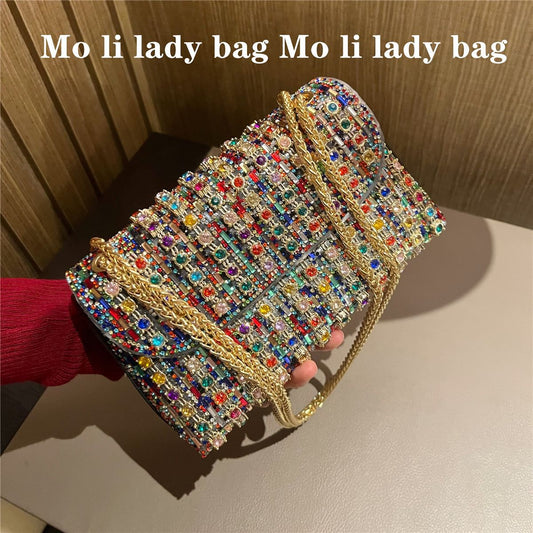 Women's Design Pouch Fashion Dionysian Underarm Tide Tote Bags